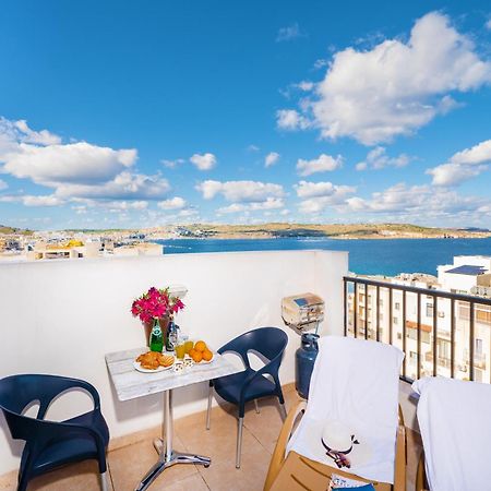 Penthouse With Seaview Terrace Daire St. Paul's Bay Dış mekan fotoğraf